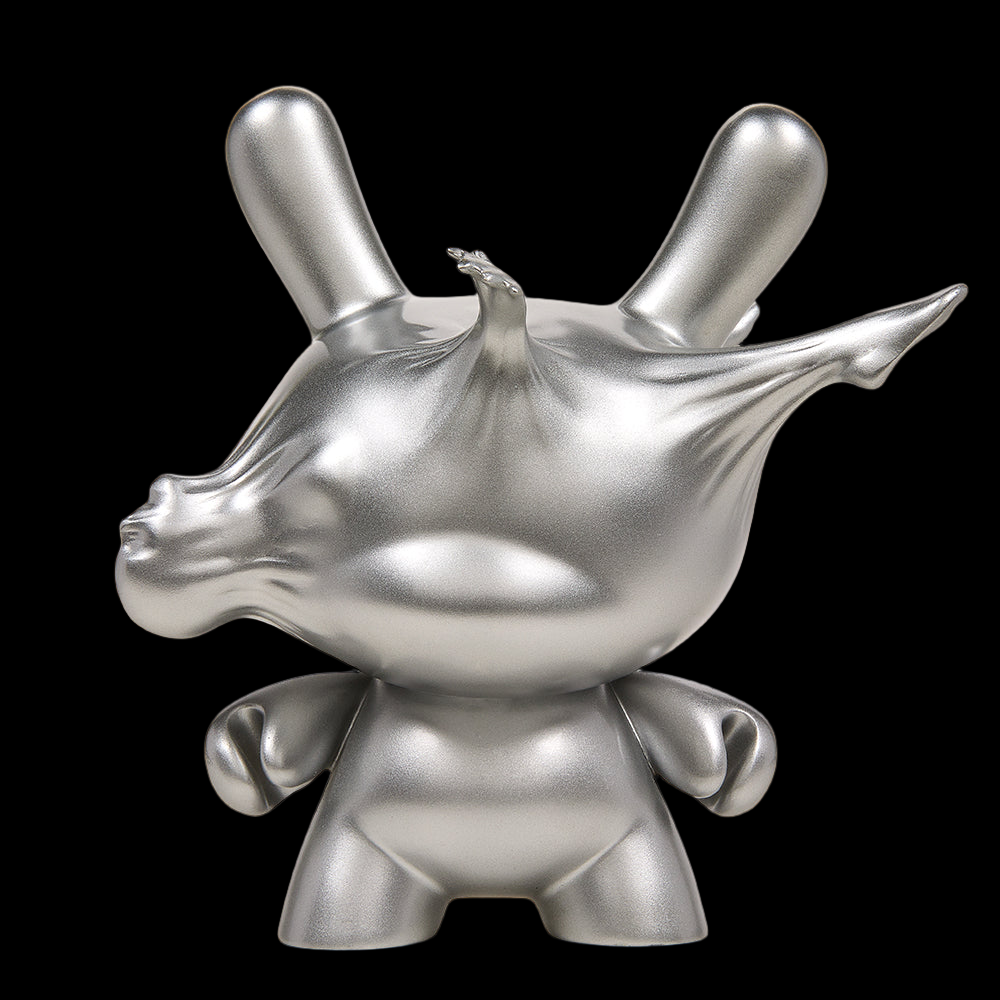 Breaking Free 8" Resin Dunny by WHATSHISNAME - Metallic Silver Edition (Limited Edition)