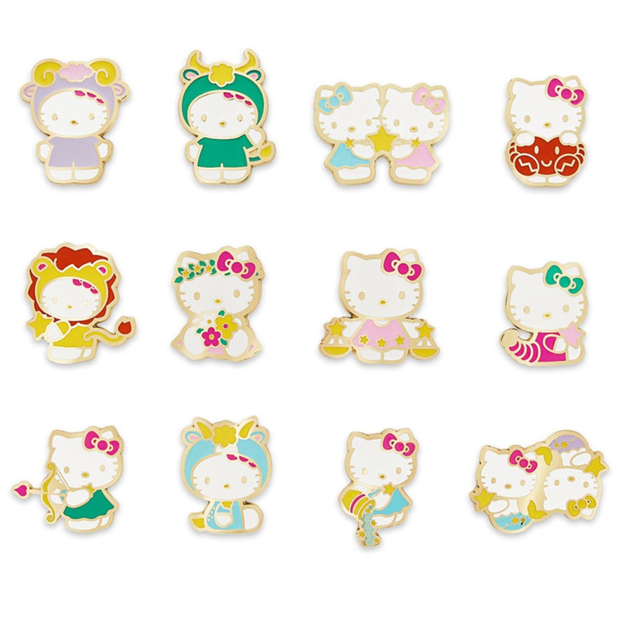 Hello Kitty® Star Sign Collectible Zodiac Enamel Pin Series by Kidrobot