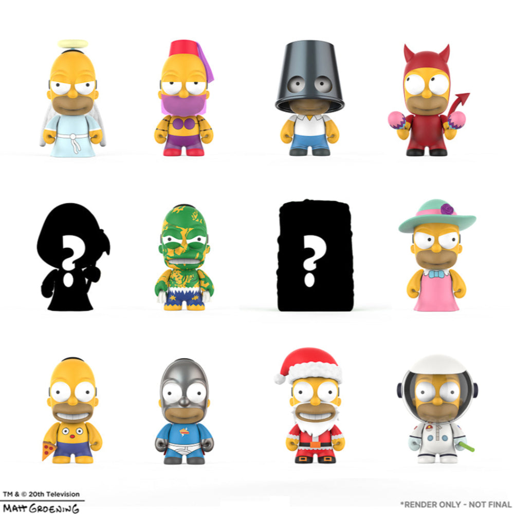 The Simpsons Many Faces of Homer Blind Box Mini Figure Series (PRE-ORDER)