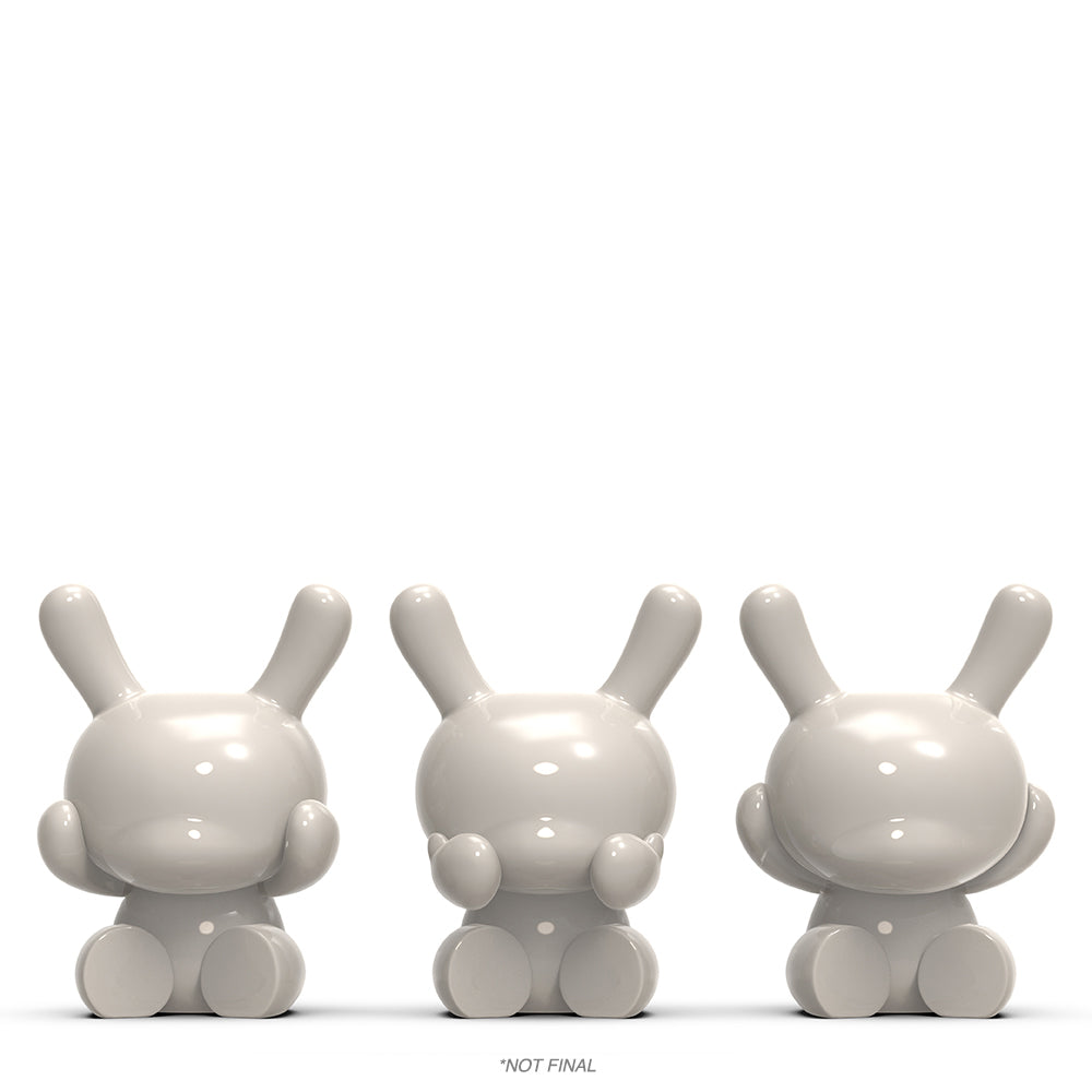 Three Wise Dunnys 5” Porcelain 3-Pack - White Edition - Limited Edition of 500 - SOLD OUT!
