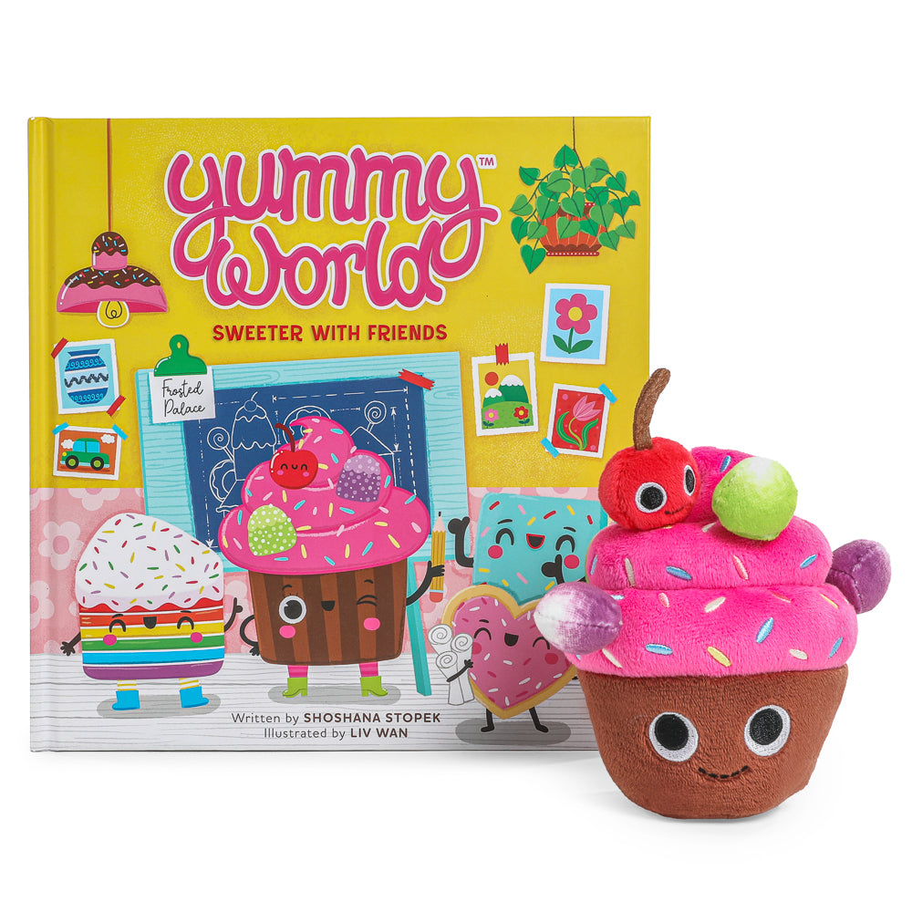 Yummy World Rosie the Cupcake Plush and Book Bundle (PRE-ORDER)