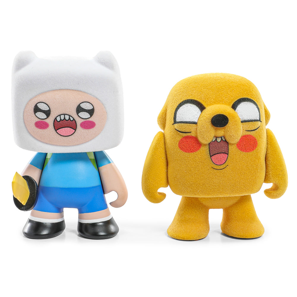 Adventure Time - Finn & Jake Flocked Vinyl Mini Figure 2-Pack (PRE-ORDER)