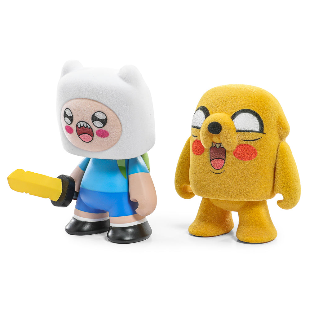 Adventure Time - Finn & Jake Flocked Vinyl Mini Figure 2-Pack (PRE-ORDER)