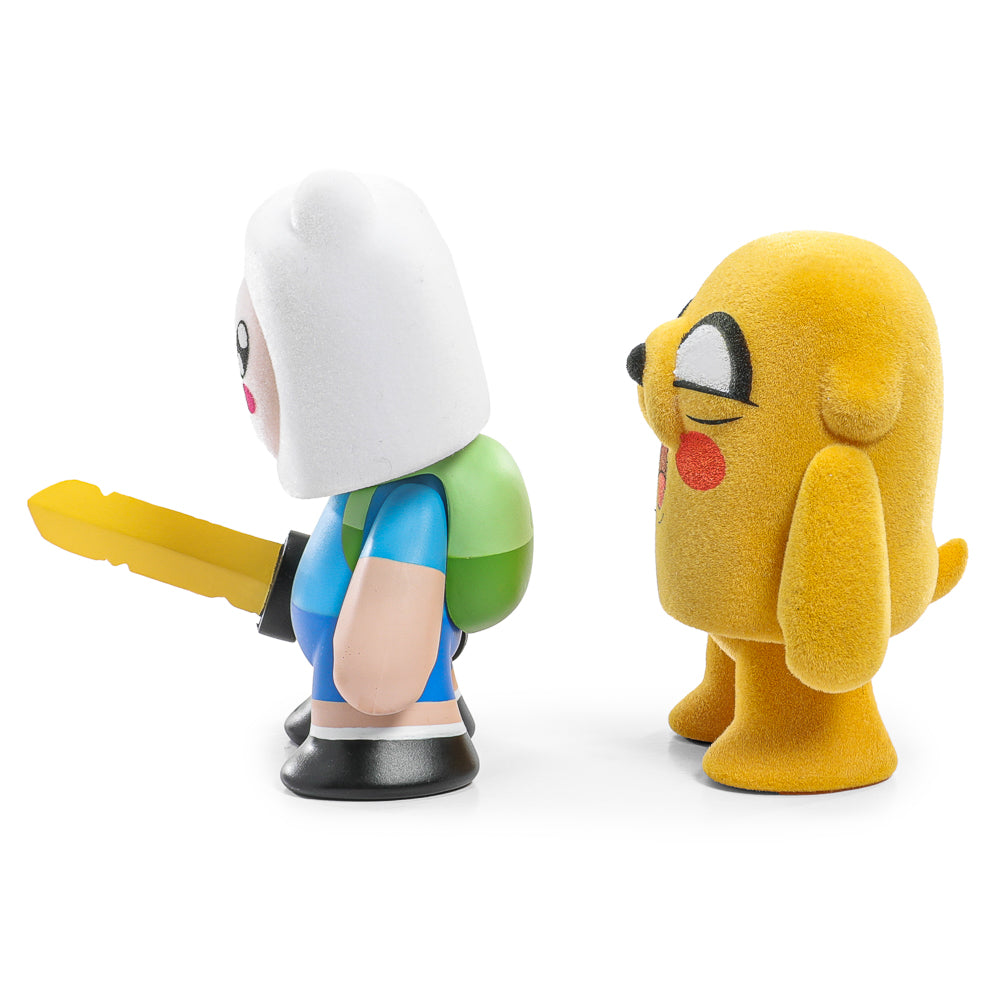 Adventure Time - Finn & Jake Flocked Vinyl Mini Figure 2-Pack (PRE-ORDER)