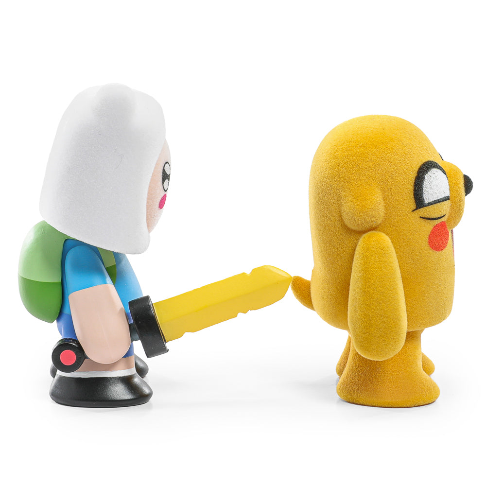 Adventure Time - Finn & Jake Flocked Vinyl Mini Figure 2-Pack (PRE-ORDER)