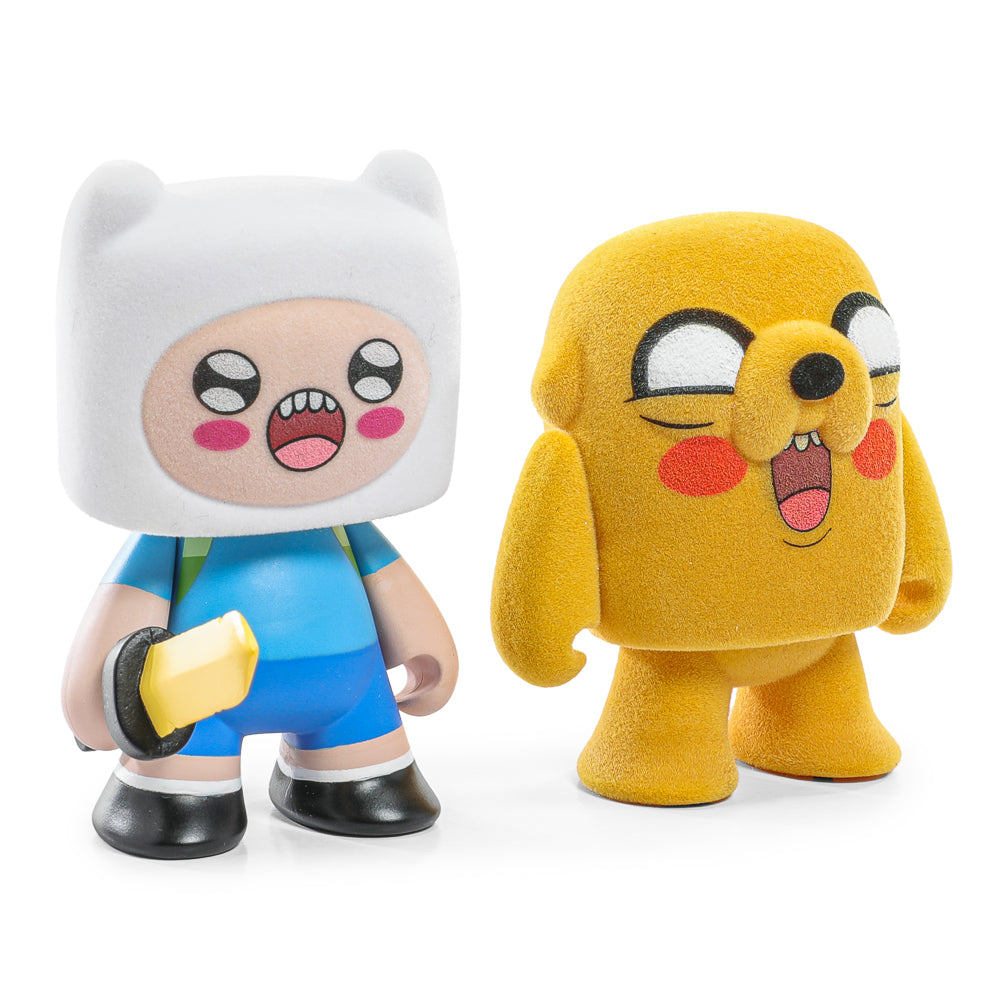 Adventure Time - Finn & Jake Flocked Vinyl Mini Figure 2-Pack (PRE-ORDER)