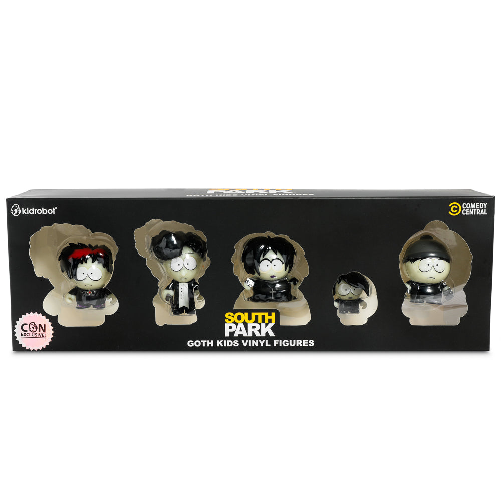 2024 CON EXCLUSIVE: South Park Goth Kids Glow-in-the-Dark Vinyl Mini Figures 5-Pack (Limited Edition of 500)