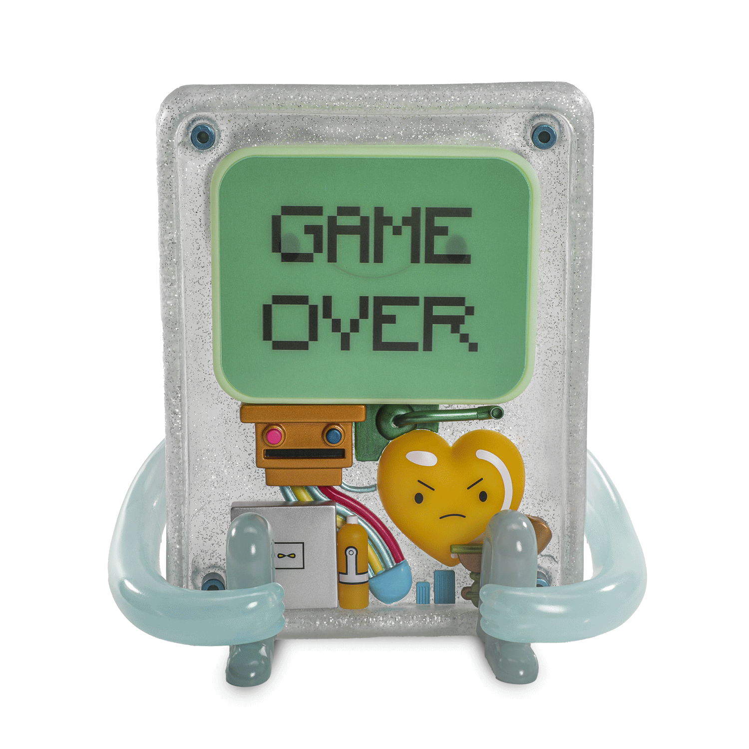 2025 CON EXCLUSIVE: Adventure Time - BMO 8" Glow-in-the-Dark Vinyl Art Figure - Game Over Edition (Limited Edition of 300) (PRE-ORDER)