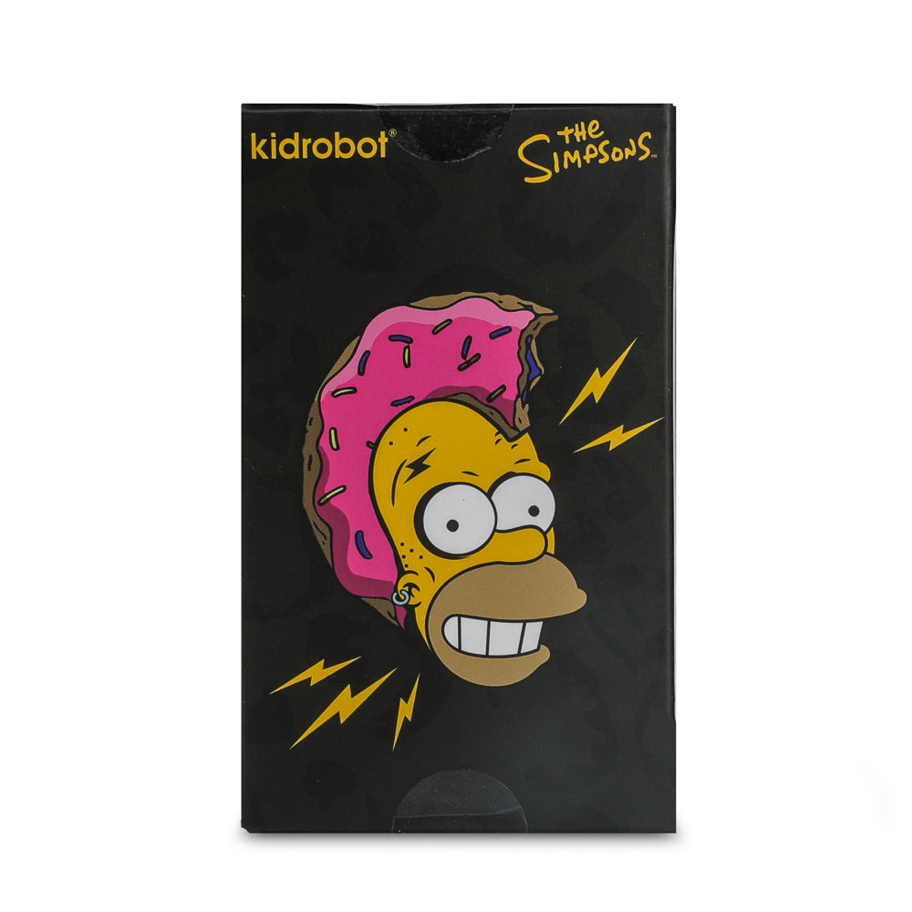 2025 CON EXCLUSIVE: The Simpsons - Donut Riot Punk Homer 3" Vinyl Mini Figure - Pink Glaze Edition (Limited Edition of 500) (PRE-ORDER)