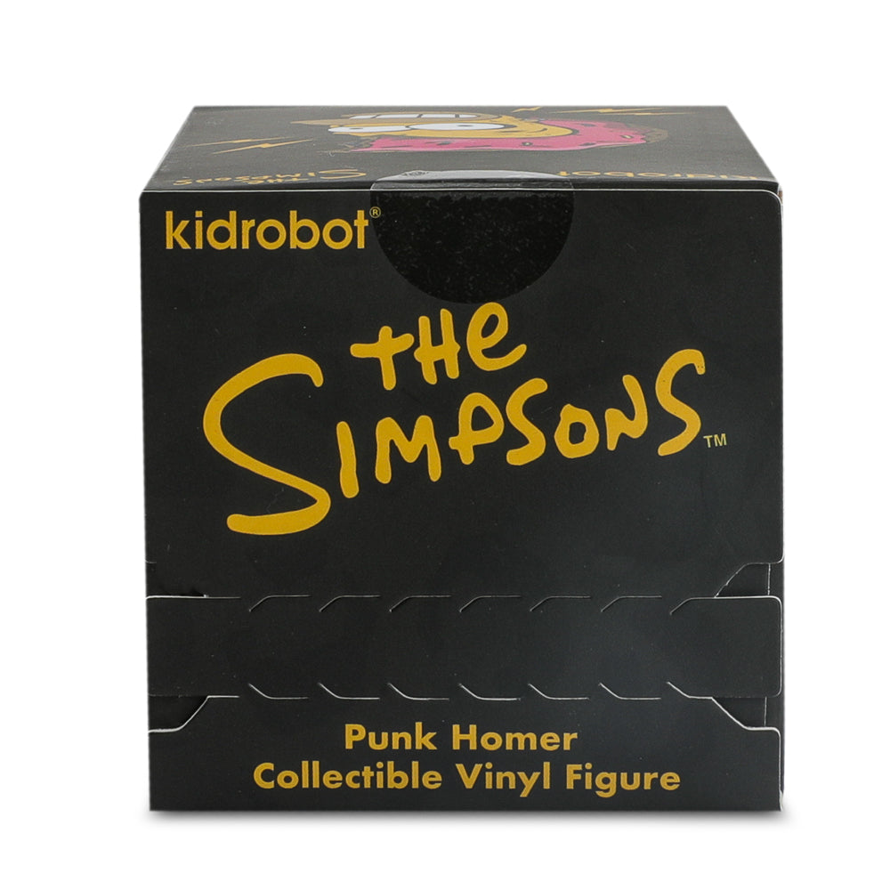 2025 CON EXCLUSIVE: The Simpsons - Donut Riot Punk Homer 3" Vinyl Mini Figure - Pink Glaze Edition (Limited Edition of 500) (PRE-ORDER)