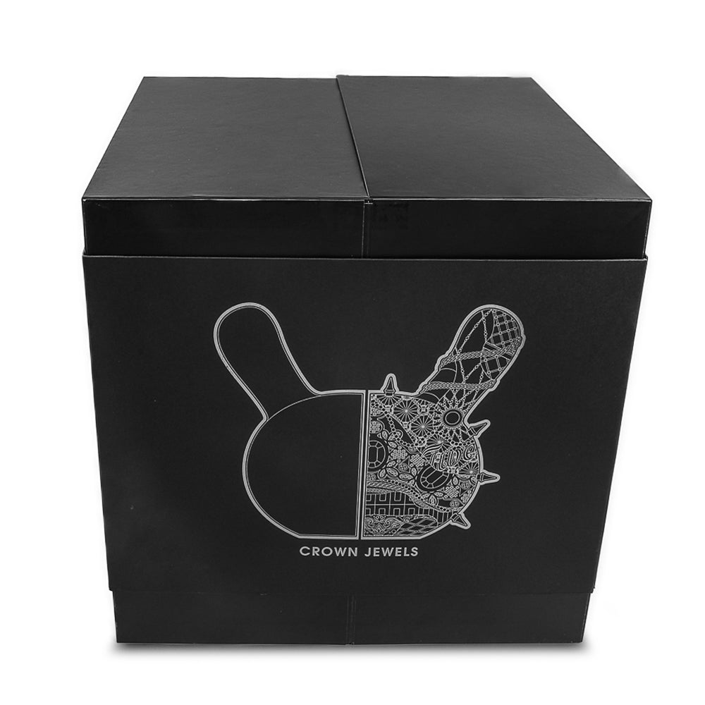 20th Anniversary Dunny Head 12" Art Figure - "Crown Jewels" by Tristan Eaton - White & Silver Edition (Limited Edition of 300)