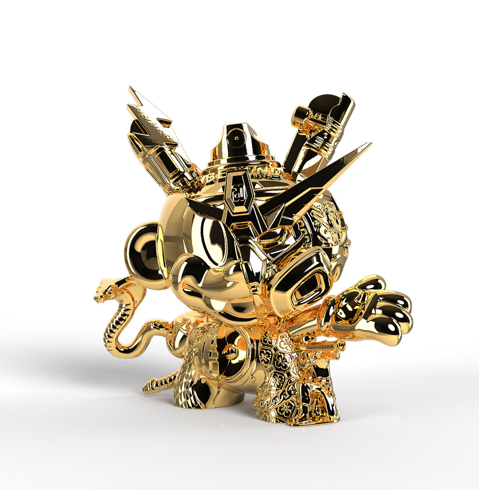 20th Anniversary Still Life Dunny 8" Art Figure by Tristan Eaton - Montana Gold Edition (Limited Edition of 300)