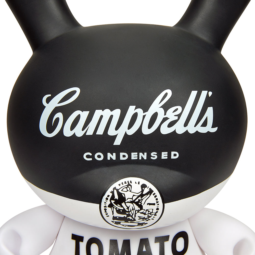 Andy Warhol 8" Campbell's Soup Masterpiece Dunny - Black and White Edition (Limited Edition of 500) - SOLD OUT!