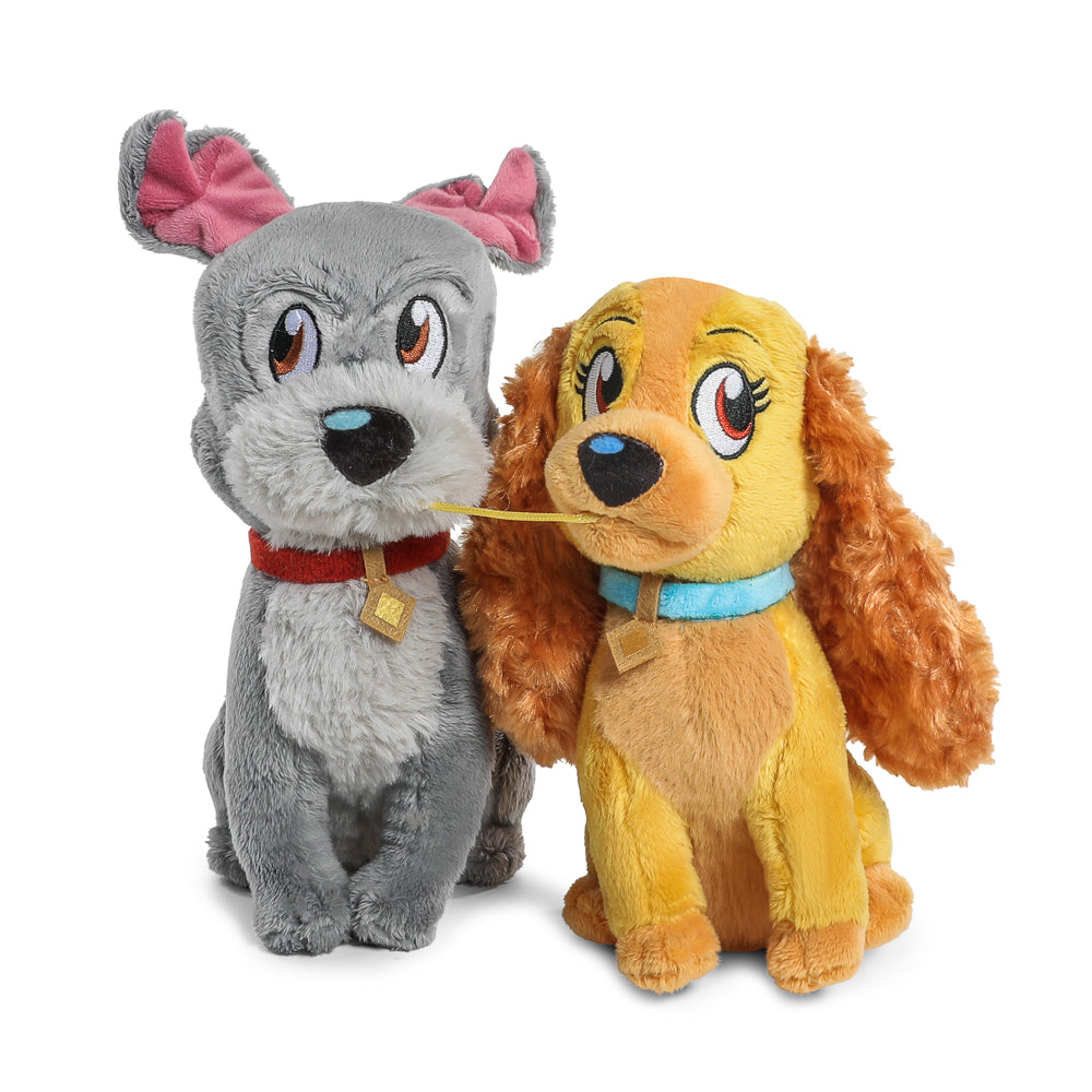 Disney Lady and the Tramp - Spaghetti Kiss Interactive Plush Set (PRE-ORDER)