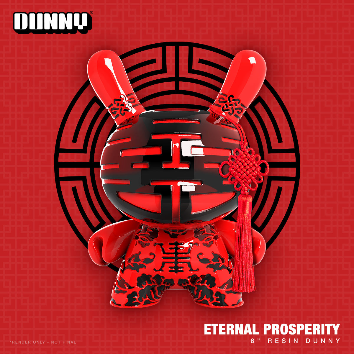 Eternal Prosperity 8" Dunny Resin Art Figure - Limited Edition (PRE-ORDER)