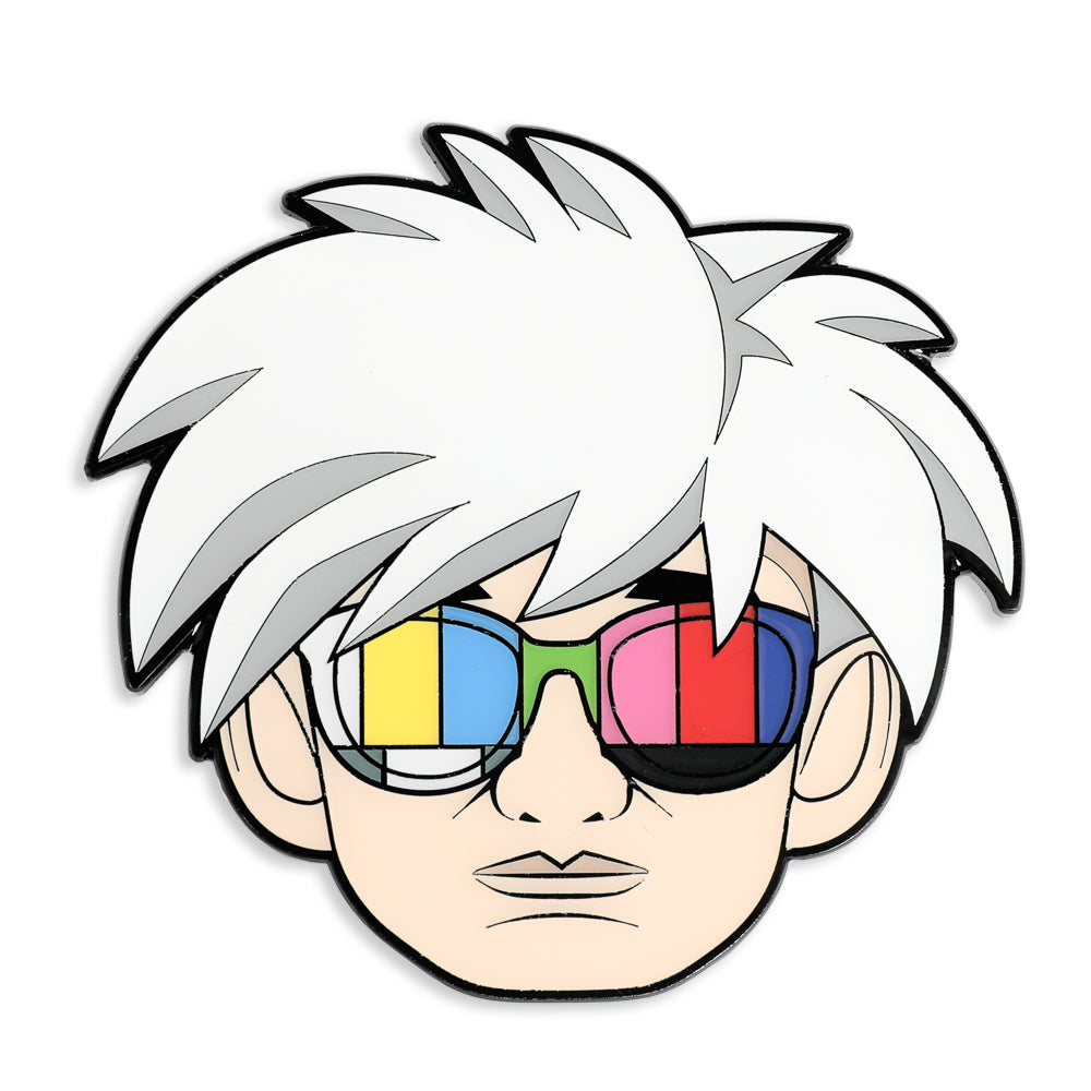 Andy Warhol Deluxe Enamel Pins by Kidrobot