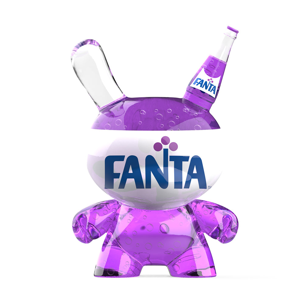 Kidrobot & Fanta® 3" Fanta Grape Resin Dunny Art Figure (PRE-ORDER)