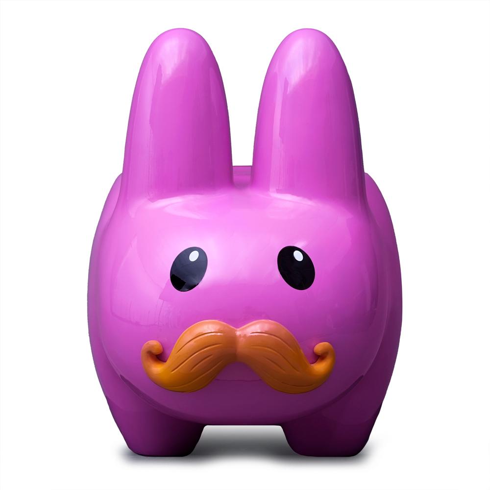 Kidrobot Art Giant Pink Stache Happy Labbit Stool