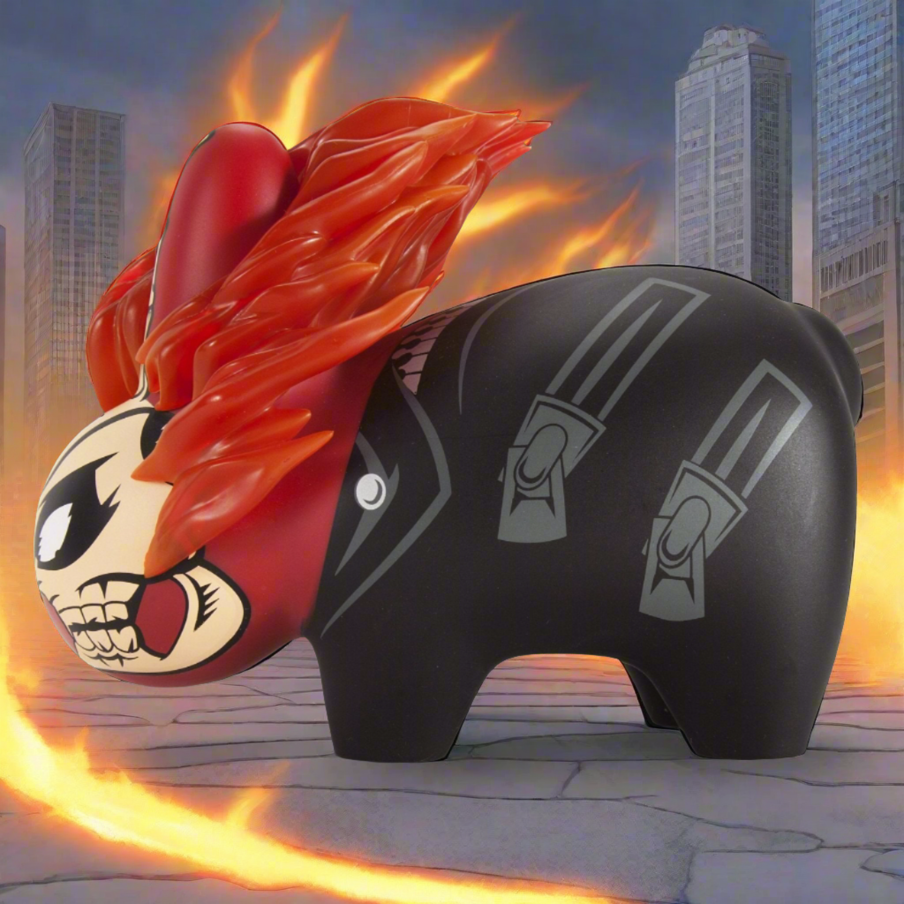 Marvel Labbit Kidrobot x Marvel Ghost Rider 7
