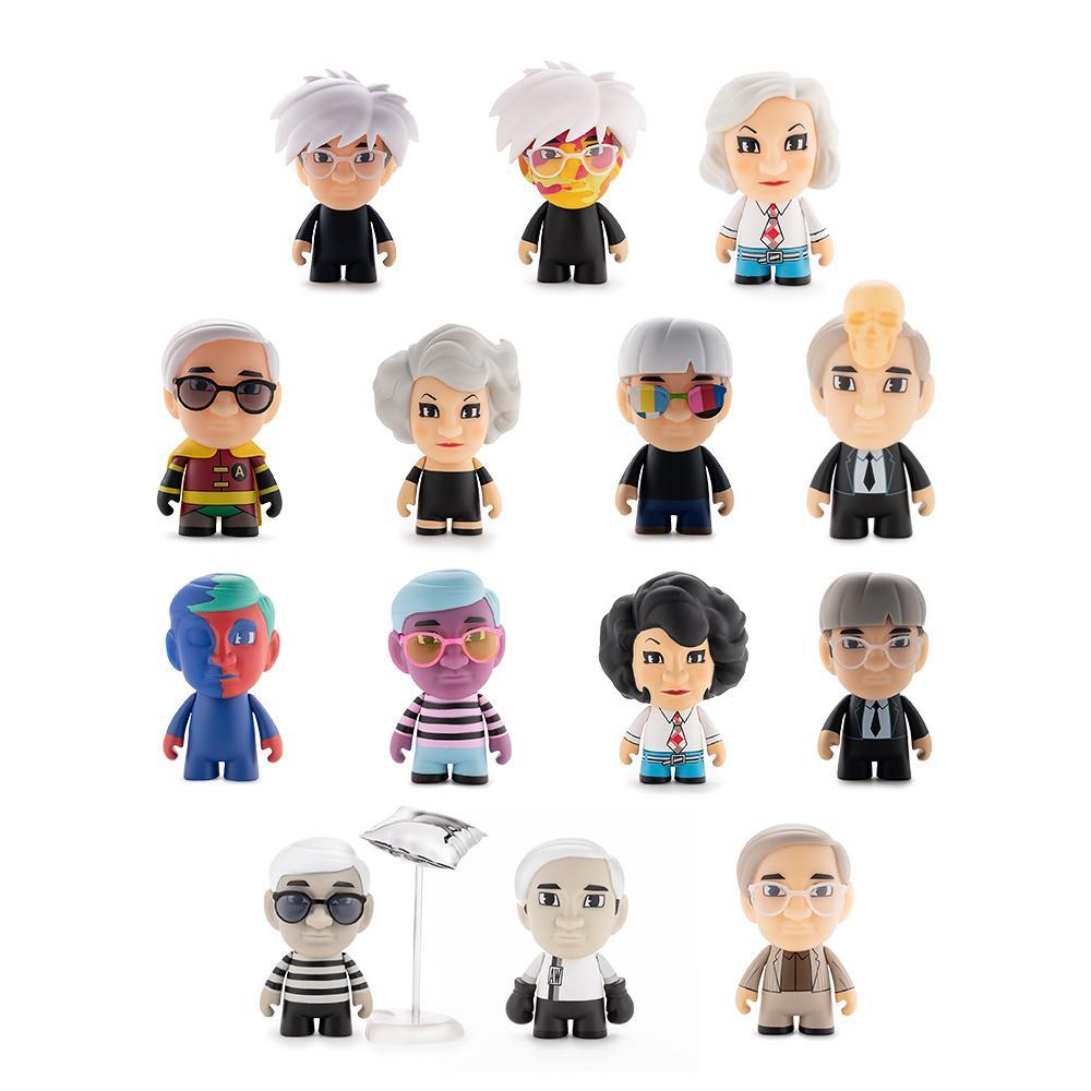 Many Faces of Andy Warhol Vinyl Mini Figures by Kidrobot